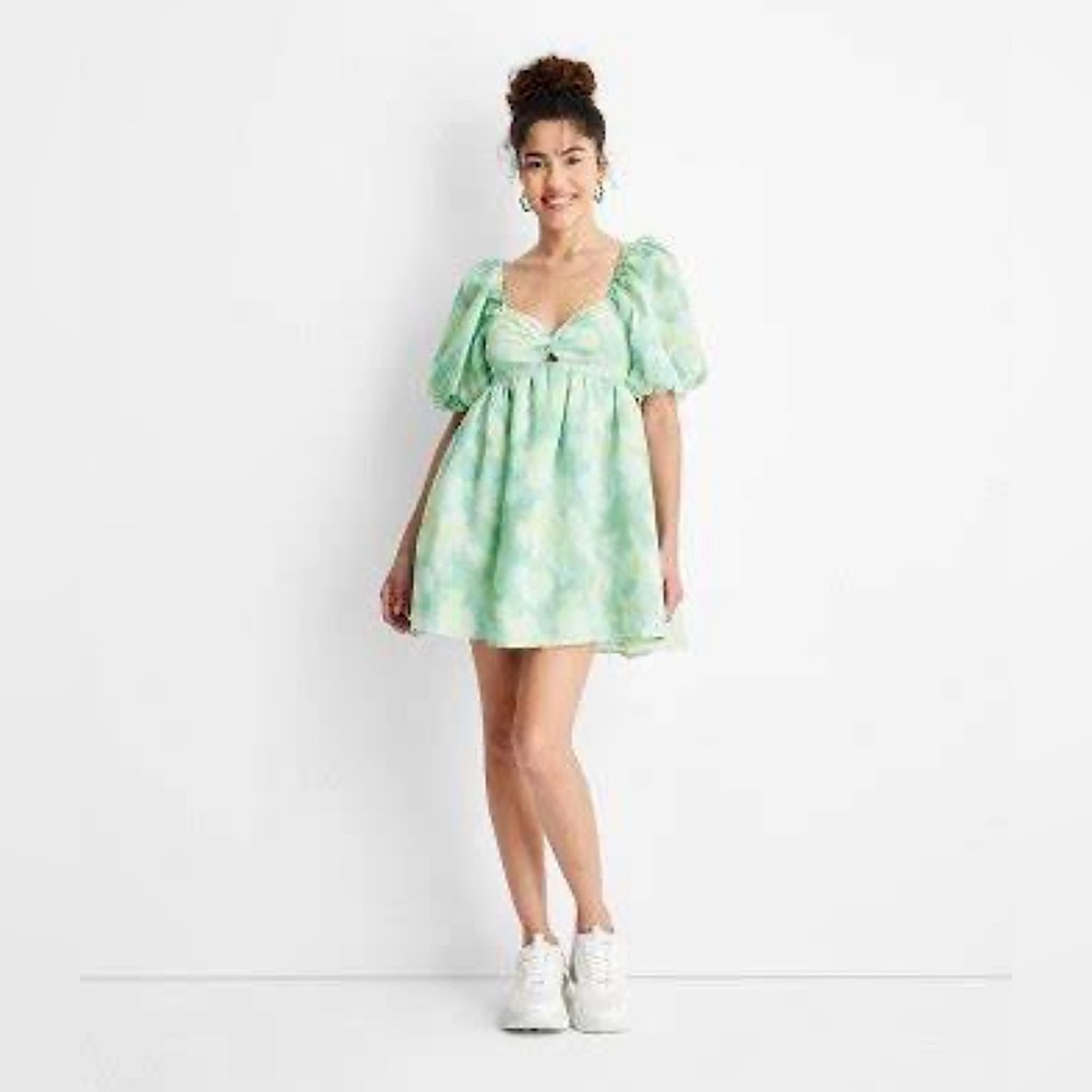 Target, Future Collective, XS, Tie-Dye, Spring Mini Dress, NWT